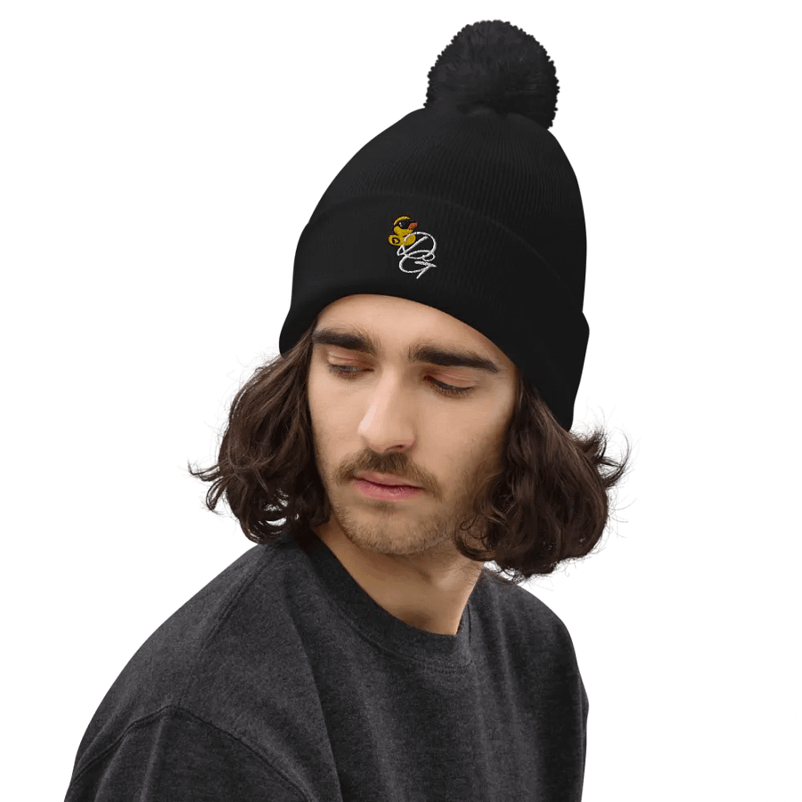 DG Beanie White Lettering product image (3)