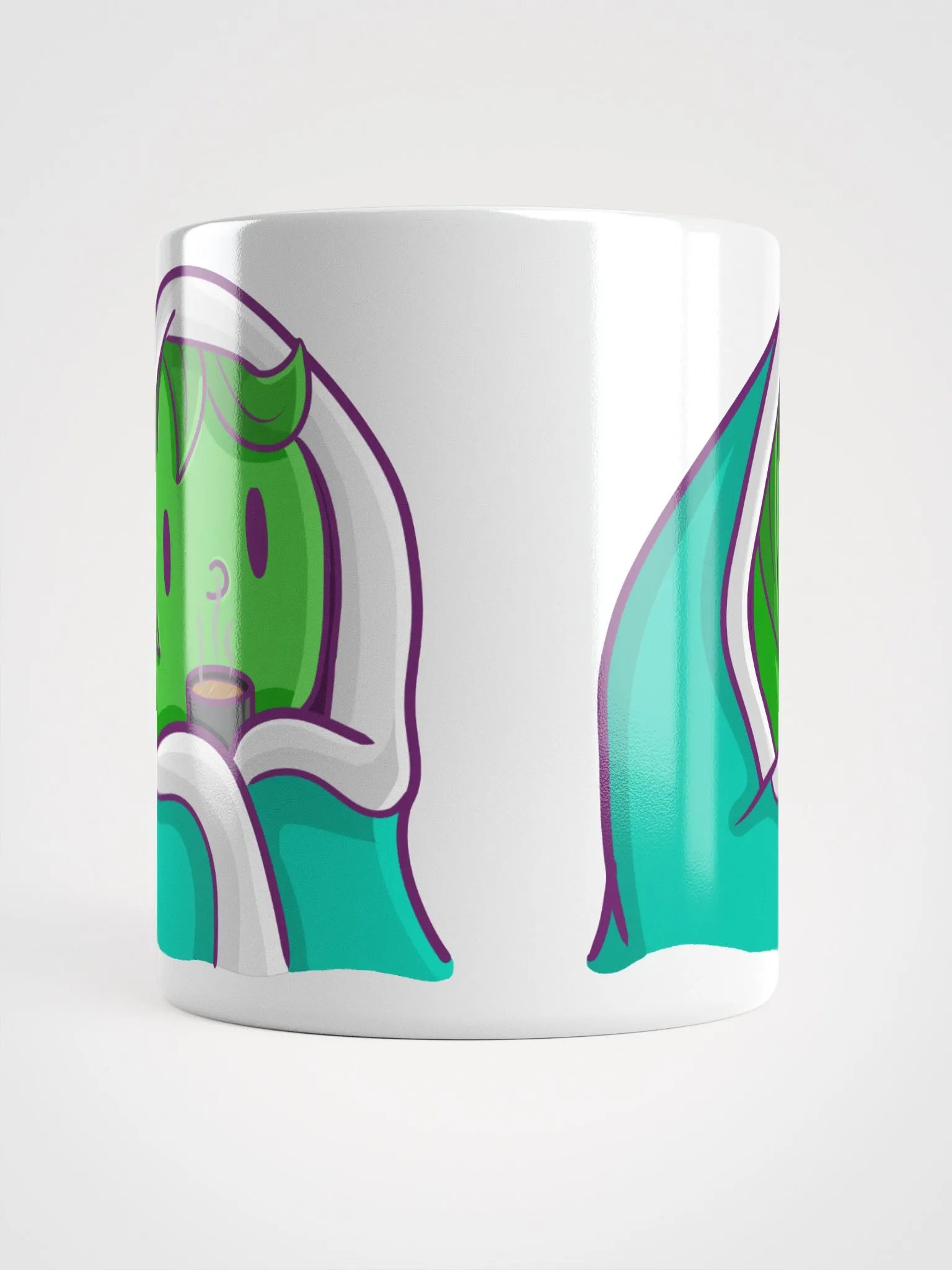 Teal Rose Cuddler Mug | Art by Duck product image (5)