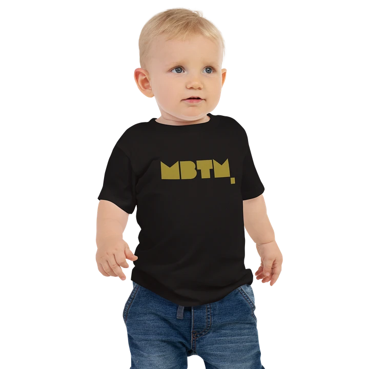 👶 Baby T-shirt with gold logo product image (1)