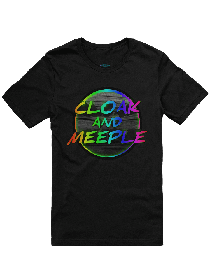 Vibrant Logo Wood Texture T-Shirt product image (1)