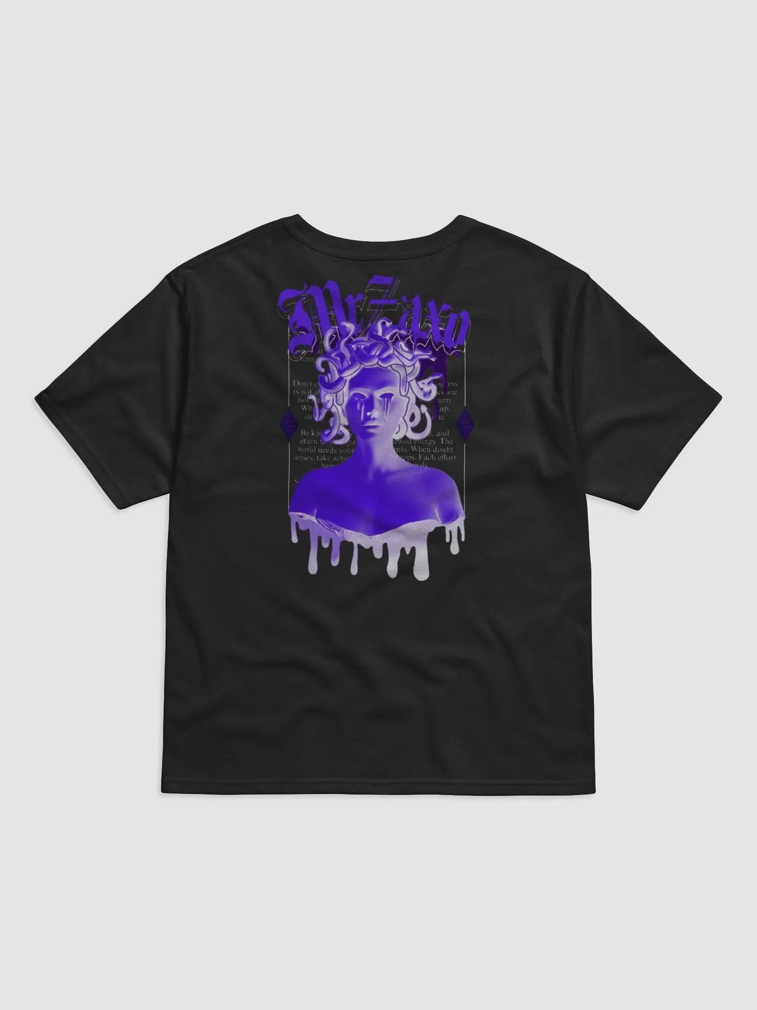 Camiseta Overside Negra Estampada | MrZaxo x Champion product image (6)