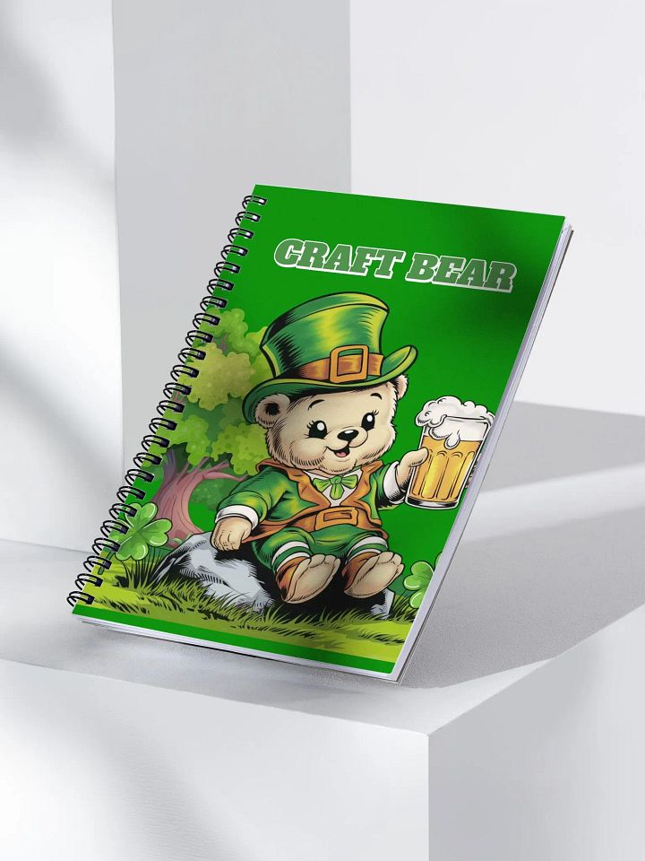Craft Bear - St. Patrick's Day Spiral Notebook product image (2)