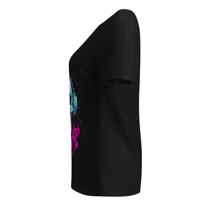 Groove Reaper Fitted V-Neck Tee product image (2)