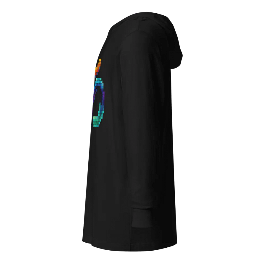 Pixel Om Unisex Hooded Tee product image (4)