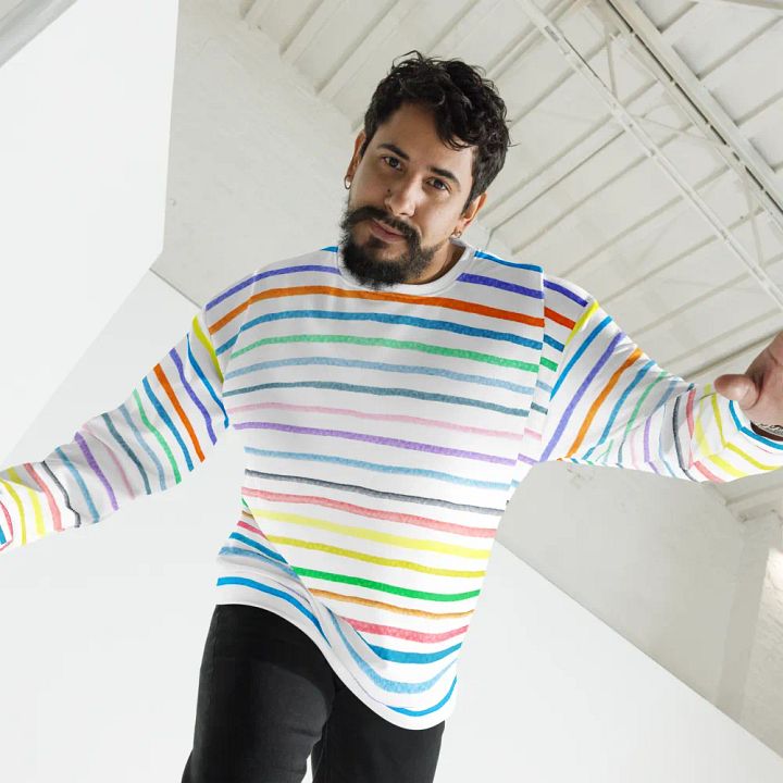 Vibrant Lines Unisex Sweatshirt product image (2)