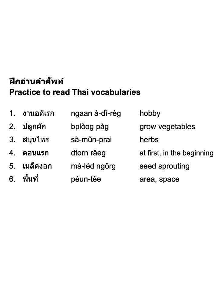 Thai conversation: My new hobby product image (2)