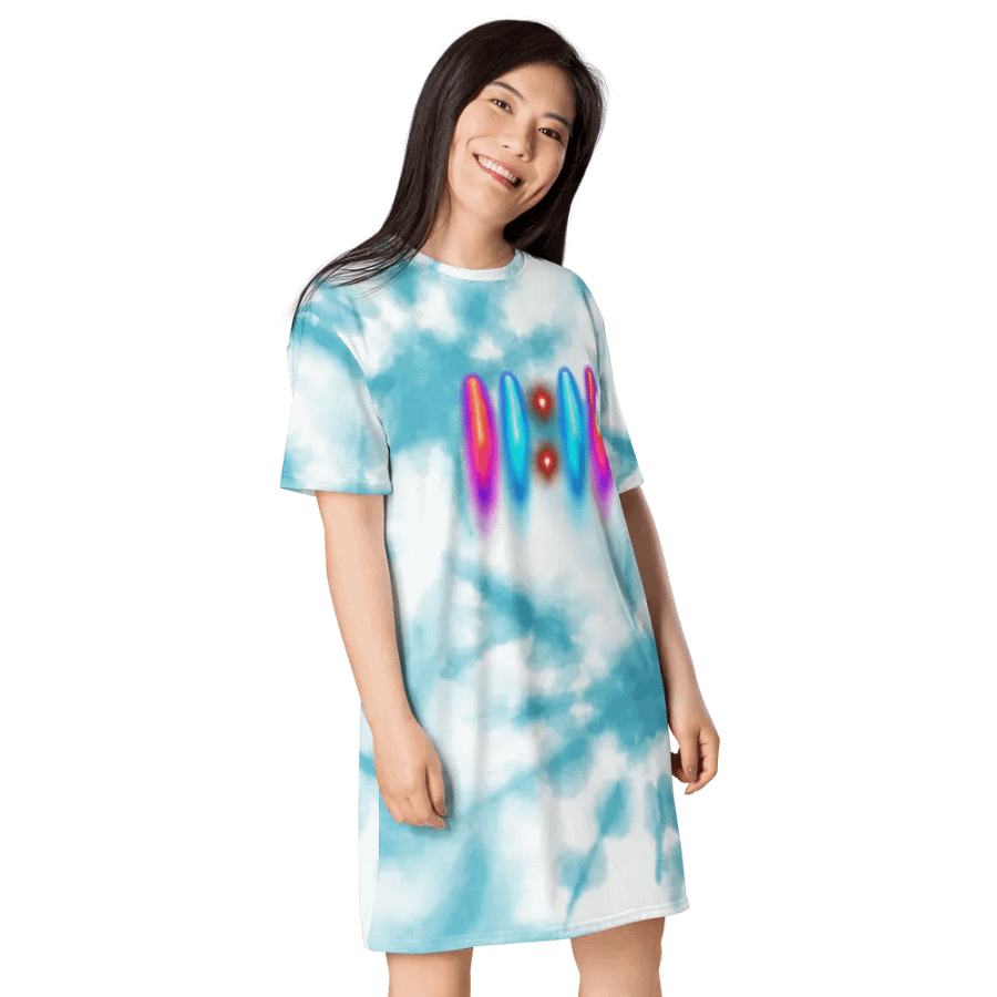 11:11 Sky Dye All-Over T-Shirt Dress product image (5)