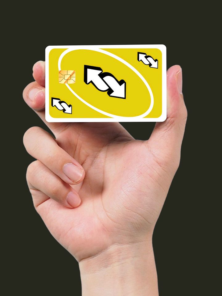 Uno Reverse Card Yellow (Holographic) product image (2)
