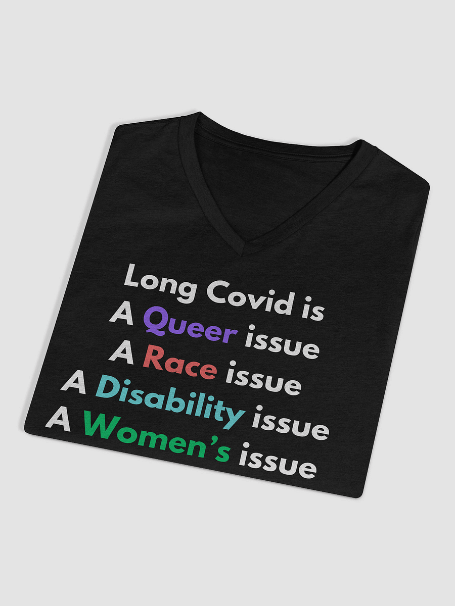Long Covid Is Relaxed V-Neck Tee product image (32)