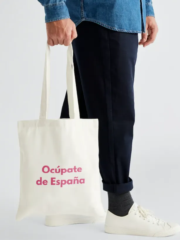 Bolsa Tote "¡Cállate ya Imbécil! Ocúpate de España" product image (1)