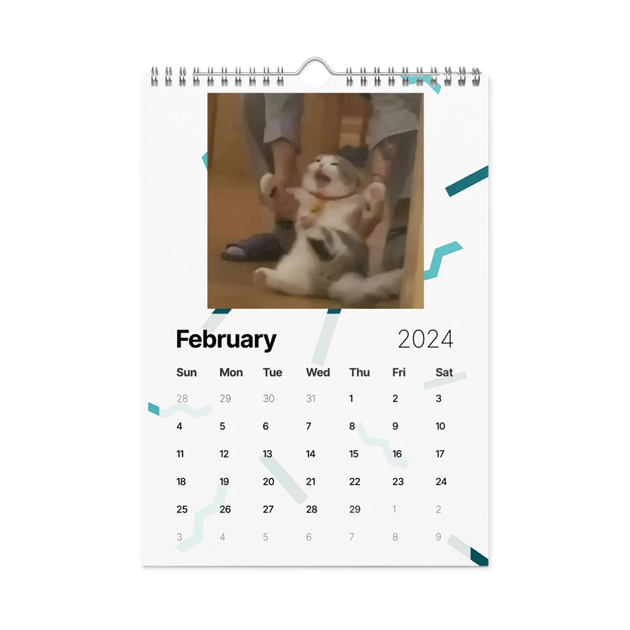 Wall Calendar (2024): Meme Cats product image (7)