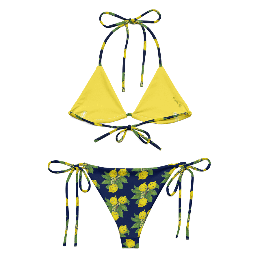 Lemon Love Blue Bikini Set product image (1)