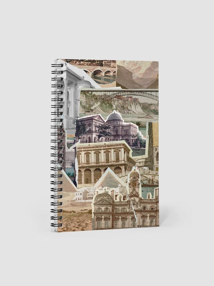 Architectural Collage Spiral Notebook product image (1)