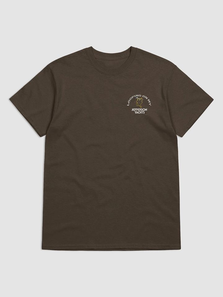 Looping On My Jefferson - T-Shirt - Dark Shirt w/White Logo product image (2)