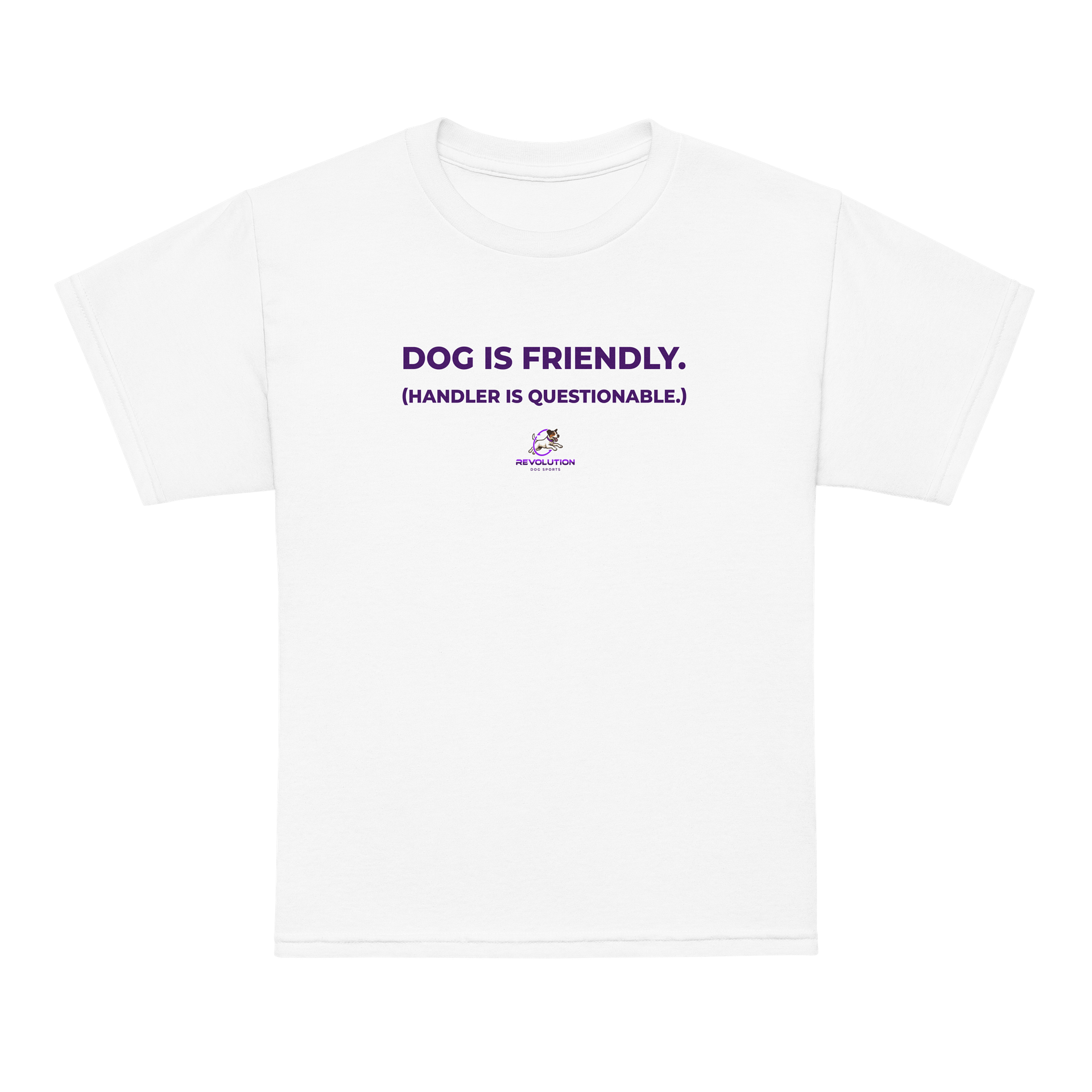Dog Friendly, Handler Questionable Kids Tee product image (1)