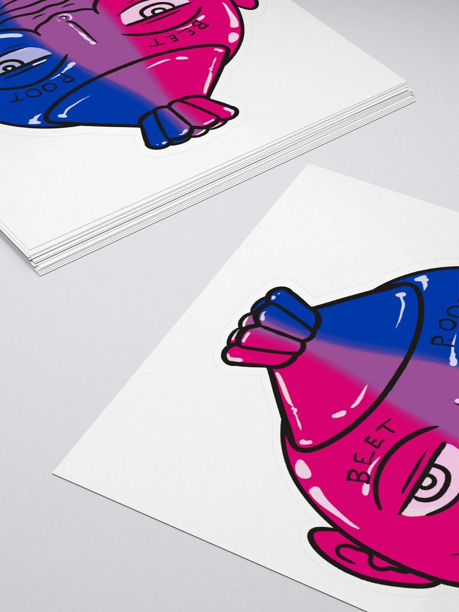 Bisexual Poot bubble free stickers product image (4)