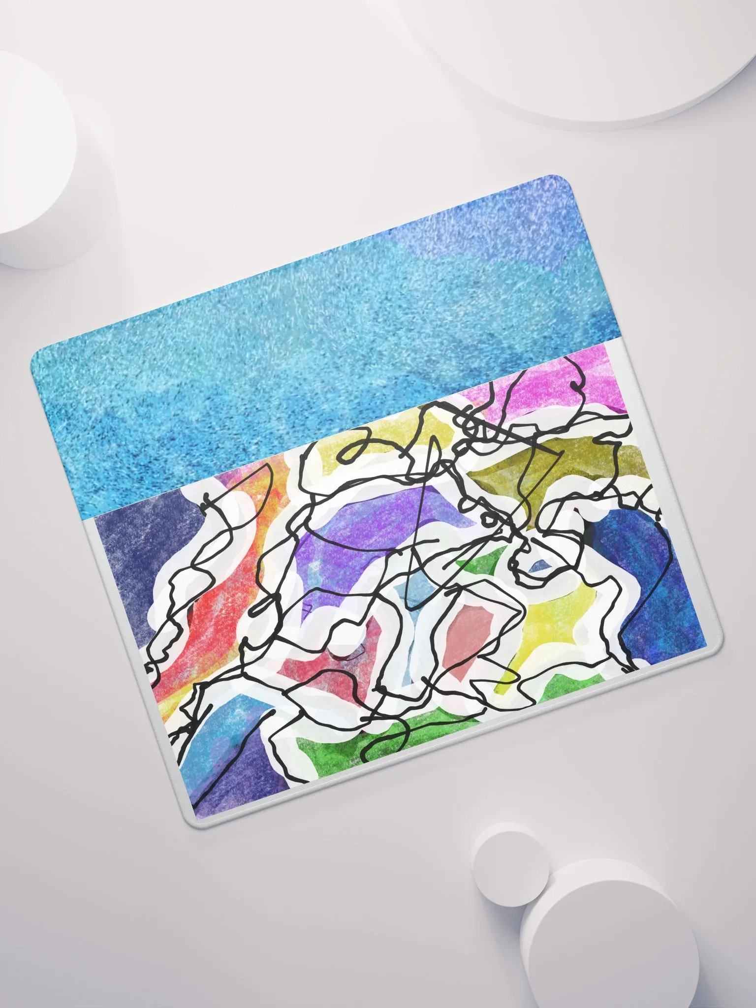 Blue -Muti-color mouse pad product image (7)