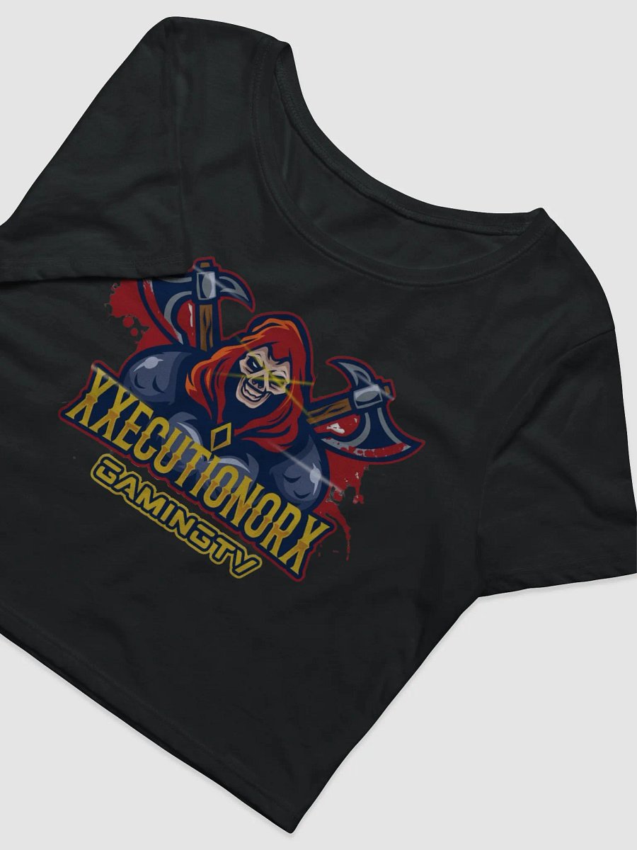 Skull-Faced Gamer Crop Tee product image (7)