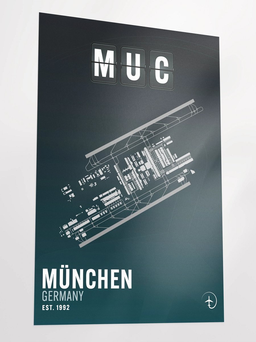 Munich MUC Poster product image (3)