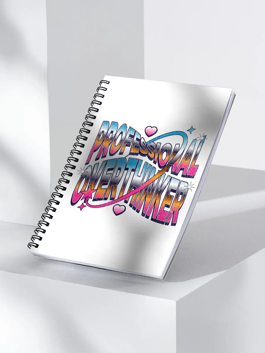 Professional Overthinker Spiral Notebook product image (2)