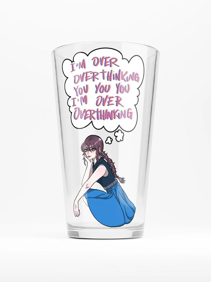 Over Overthinking Anime Glass product image (2)