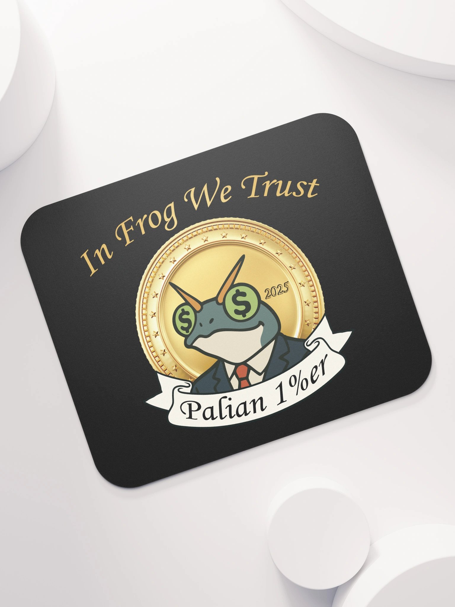 FROGMONEY2025 In Frog We Trust Mouse Pad product image (7)