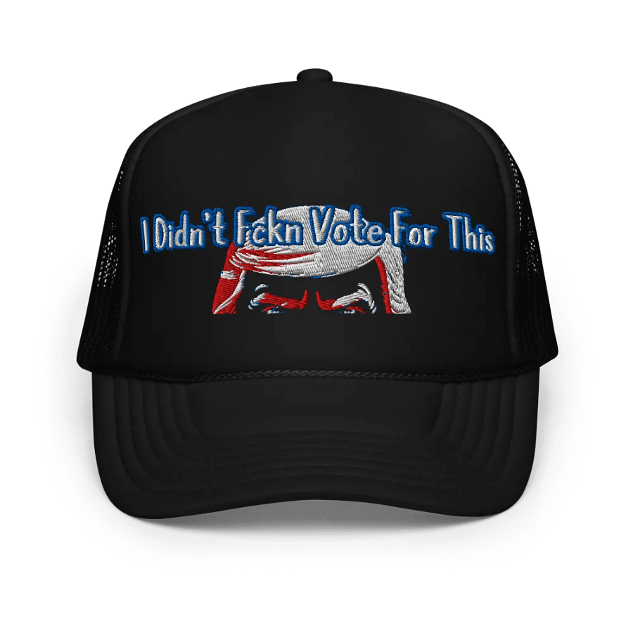 Resistor, I Didn't Fckn Vote for This w/image, NSFW Embroidered Cap product image (1)