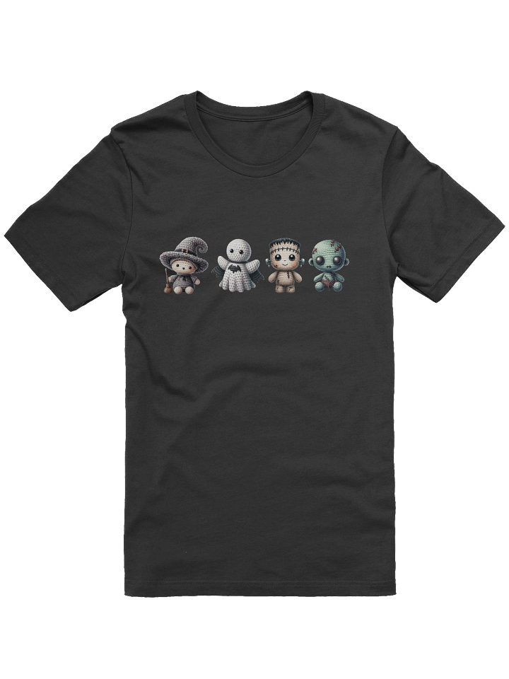 Crochet Halloween Dolls Short Sleeve Unisex T-Shirt Top product image (6)