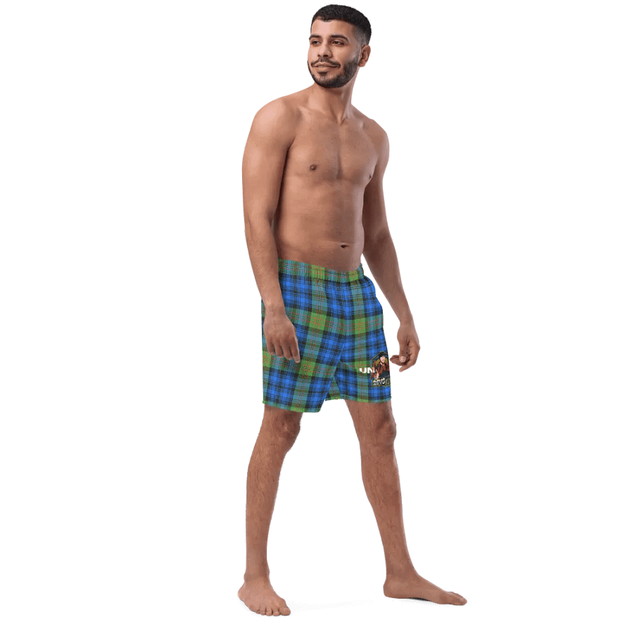 Unravelled Tartan Paradise Swim Trunks product image (5)