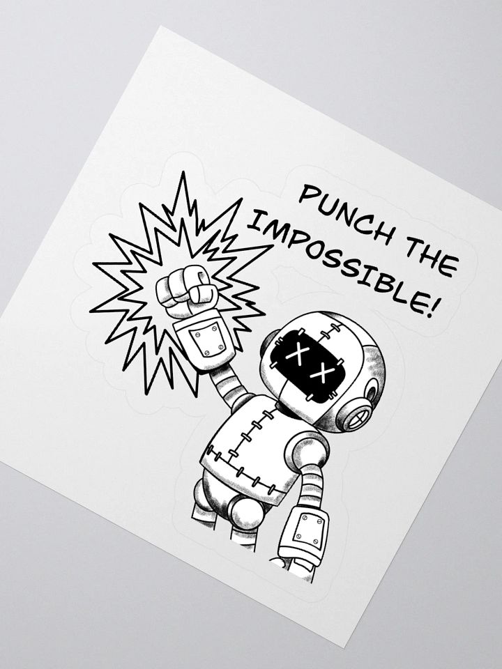 Punch the impossible Kiss Cut Stickers product image (5)