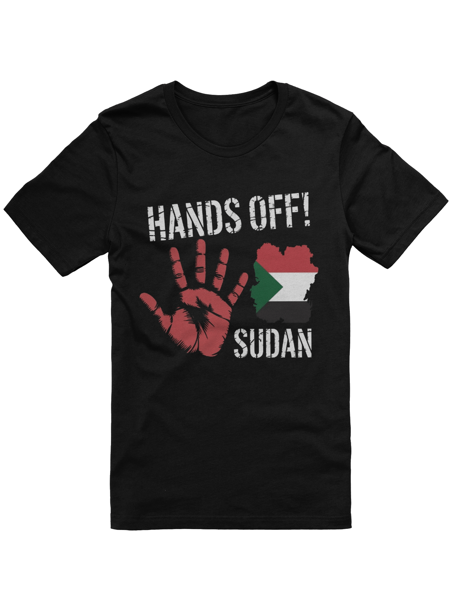 Hands off Sudan Africa Sudan Flag Supersoft T-shirt product image (1)