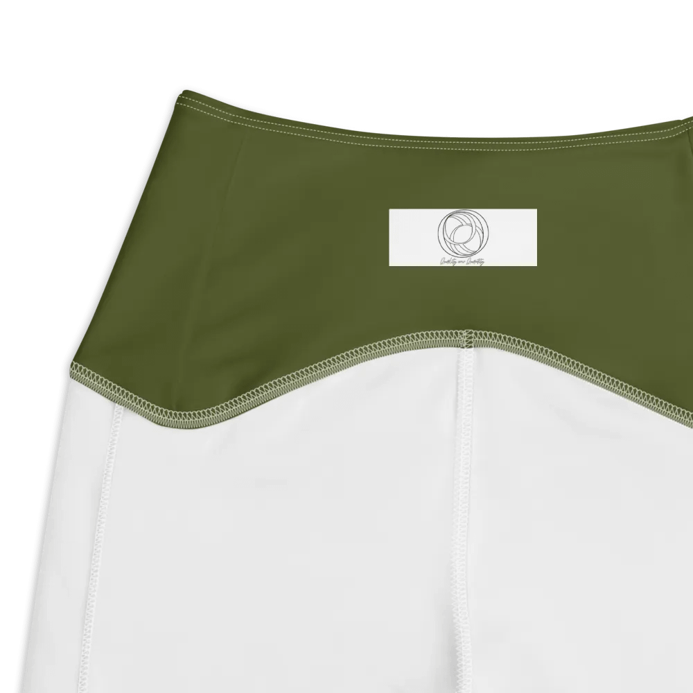 "Qu@lity He@rt" Leggings (Military Green) product image (5)