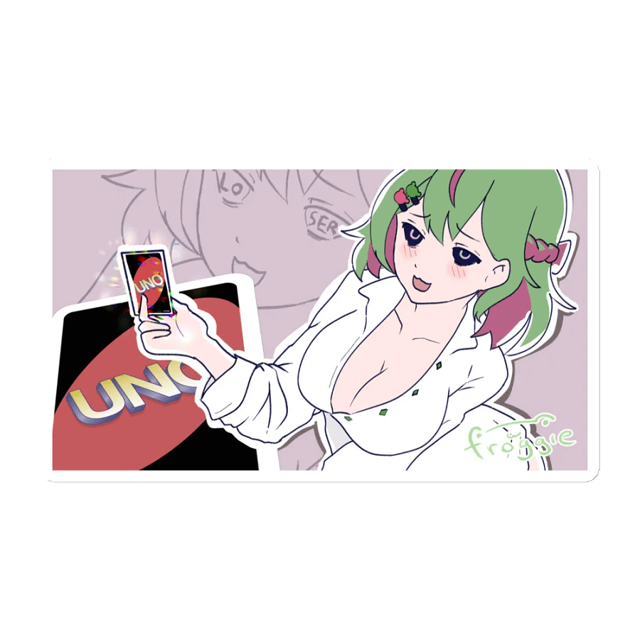UNO! Nice Try Froggie Digitally Signed Magnet product image (1)