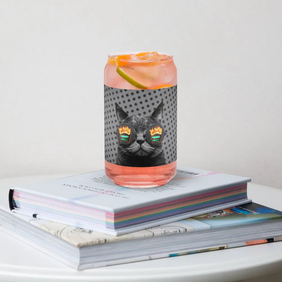 Cool Cat can glass product image (34)