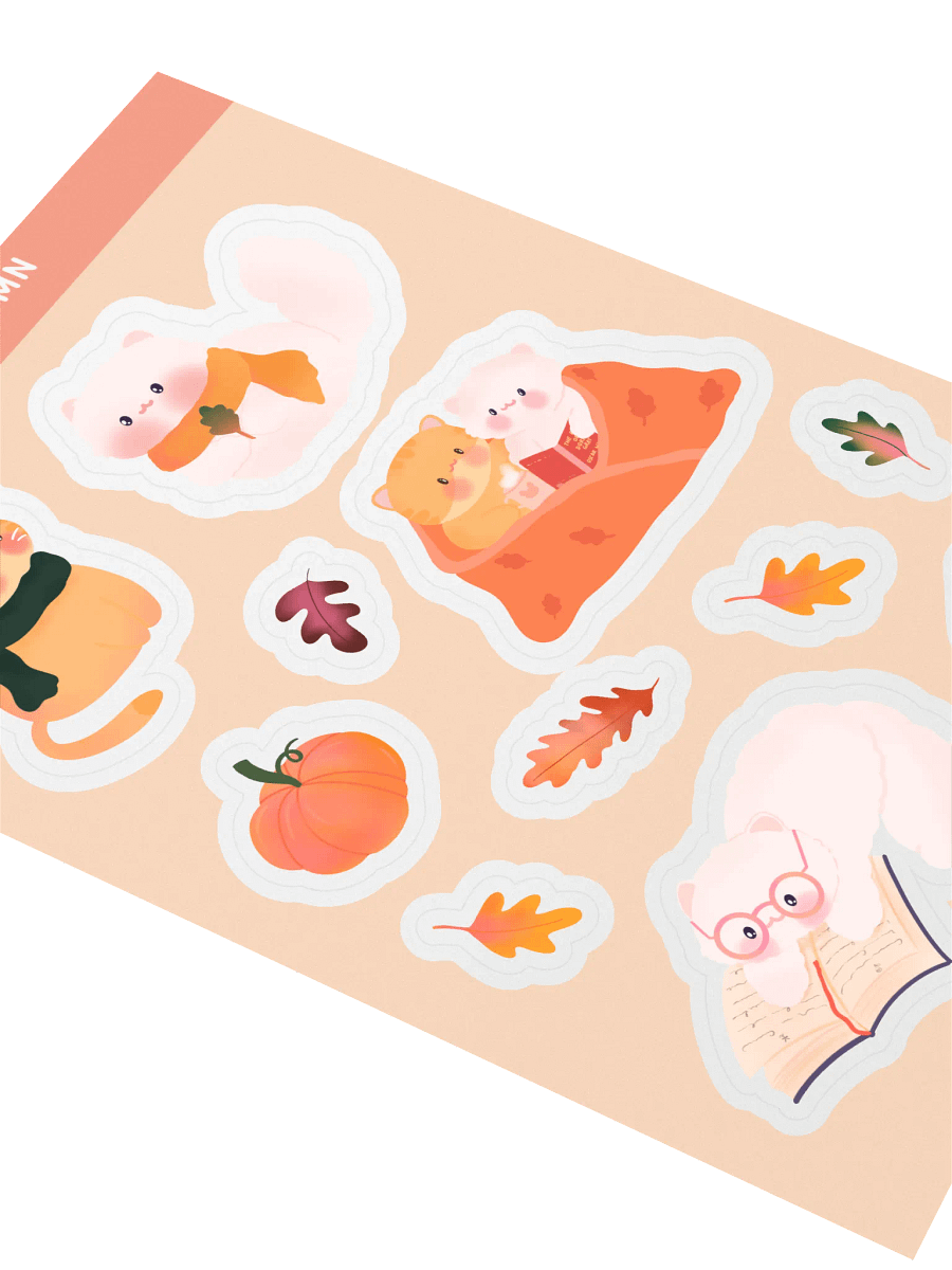Cozy Autumn Sticker Sheet product image (3)