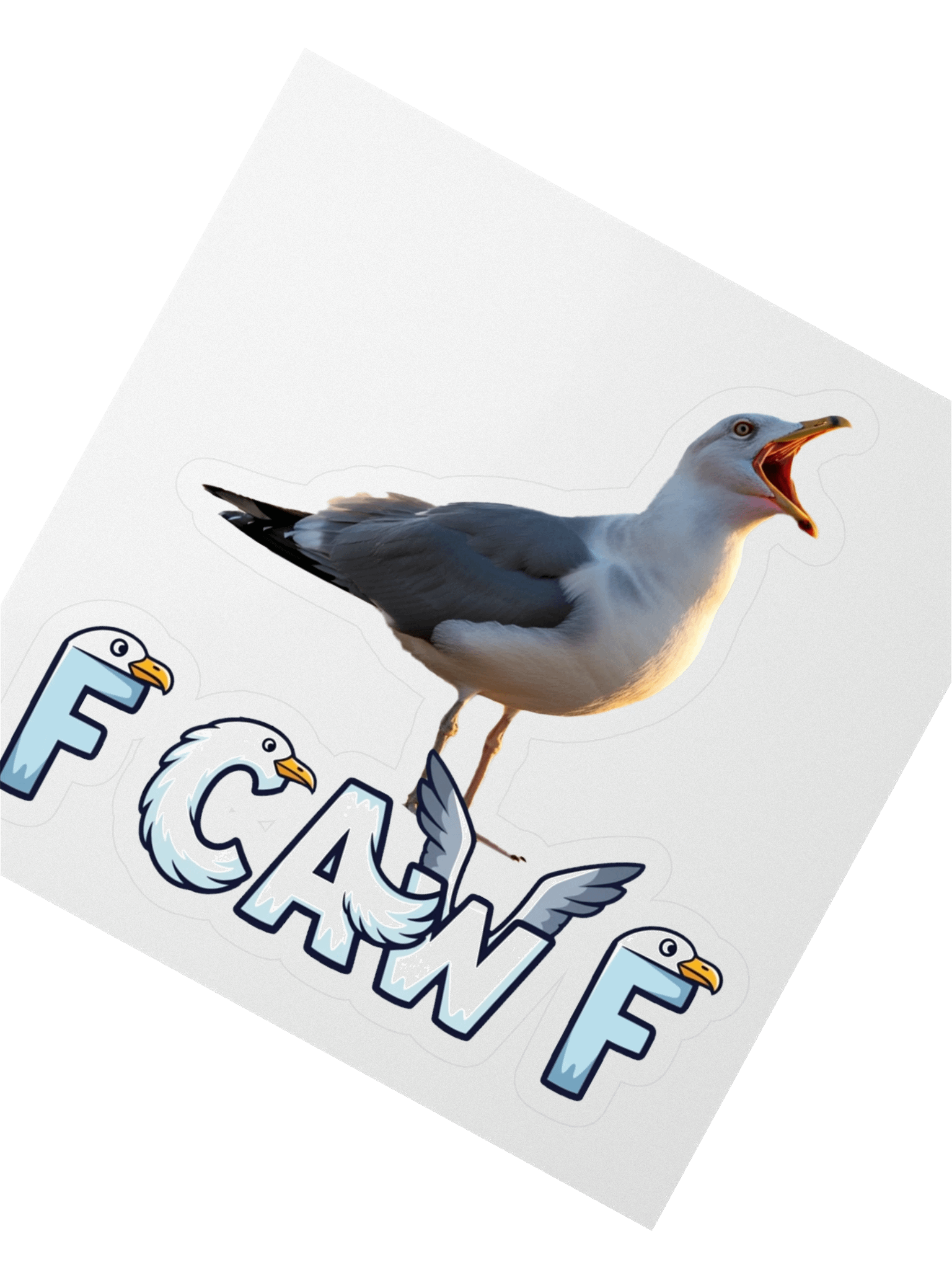 F CAW F Sticker product image (2)