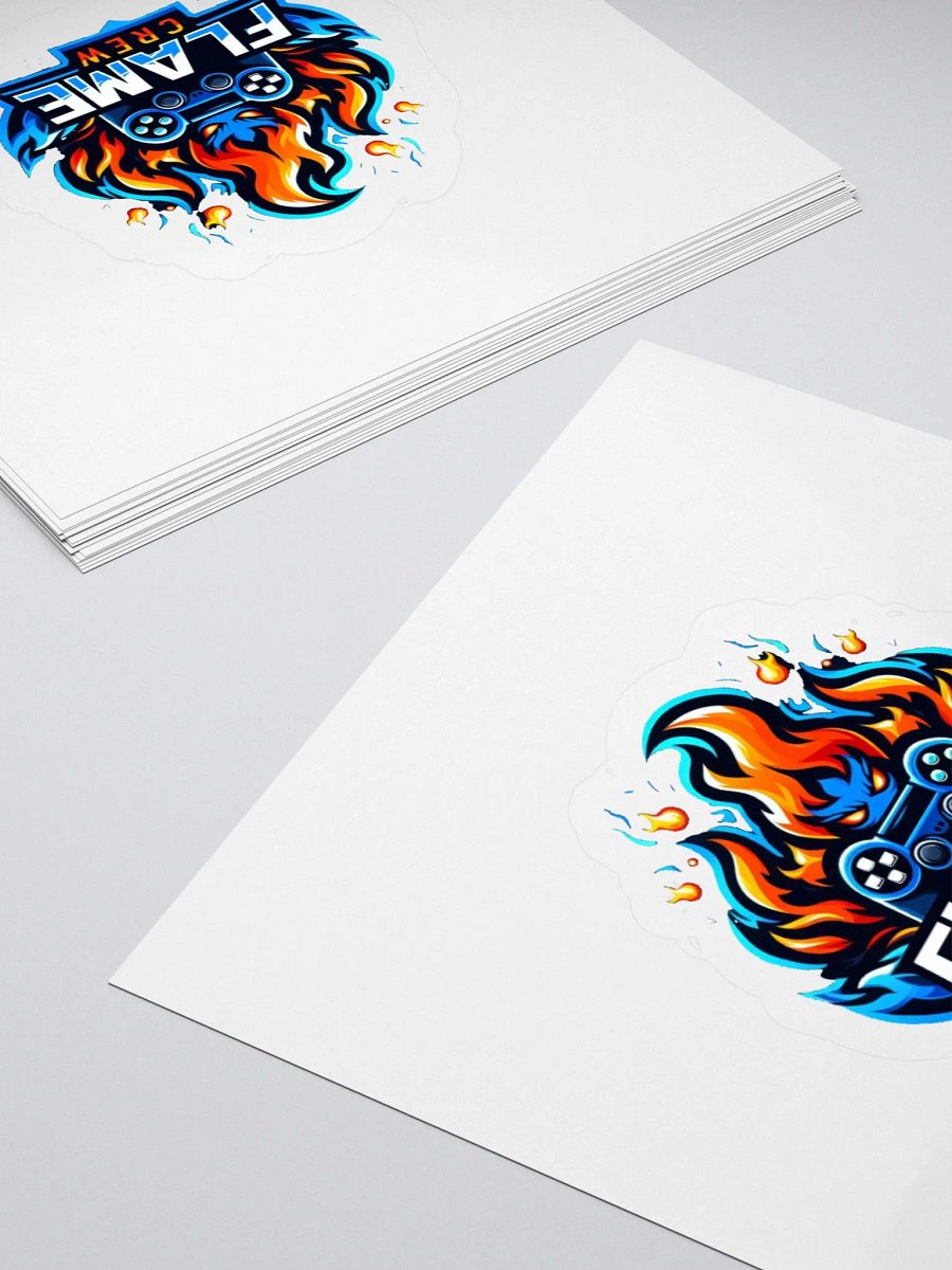 Flame Crew Logo Kiss Cut Stickers product image (10)