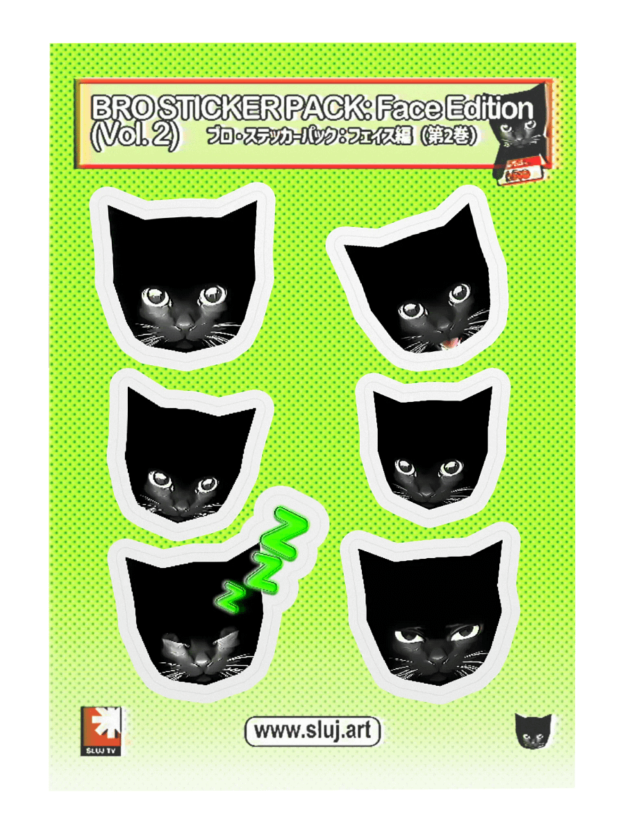 BRO STICKER PACK: Face Edition (Vol. 2) product image (3)