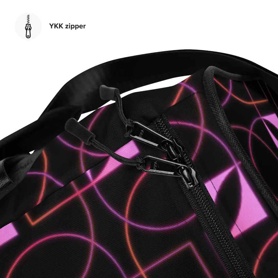 GOOD VIBE ONLY DUFFLE BAG BLACK-PINK product image (11)