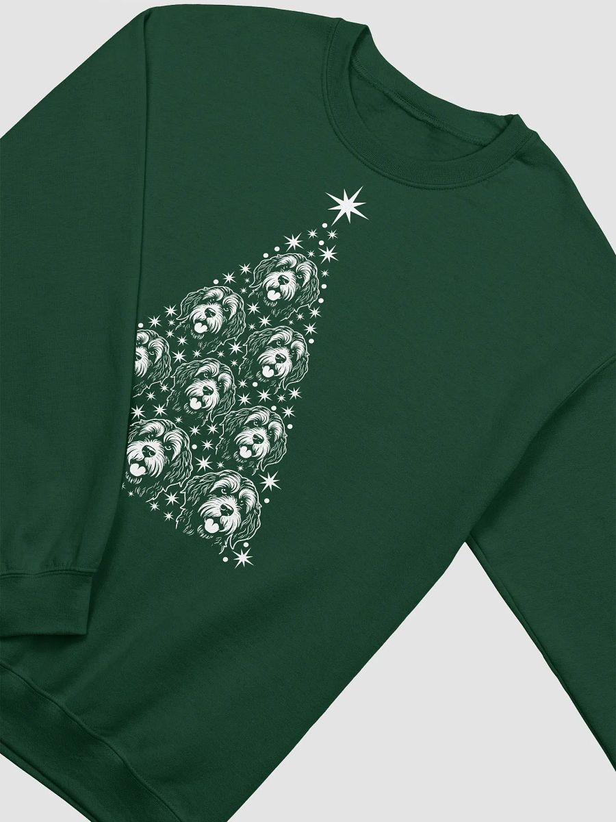 Portuguese Water Dog Christmas Tree Sweatshirt Design for Portuguese Water Dog Paw-rents product image (14)