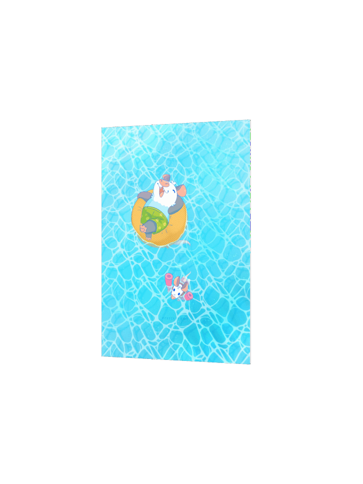 Gone Swimmin' Possum Print product image (3)