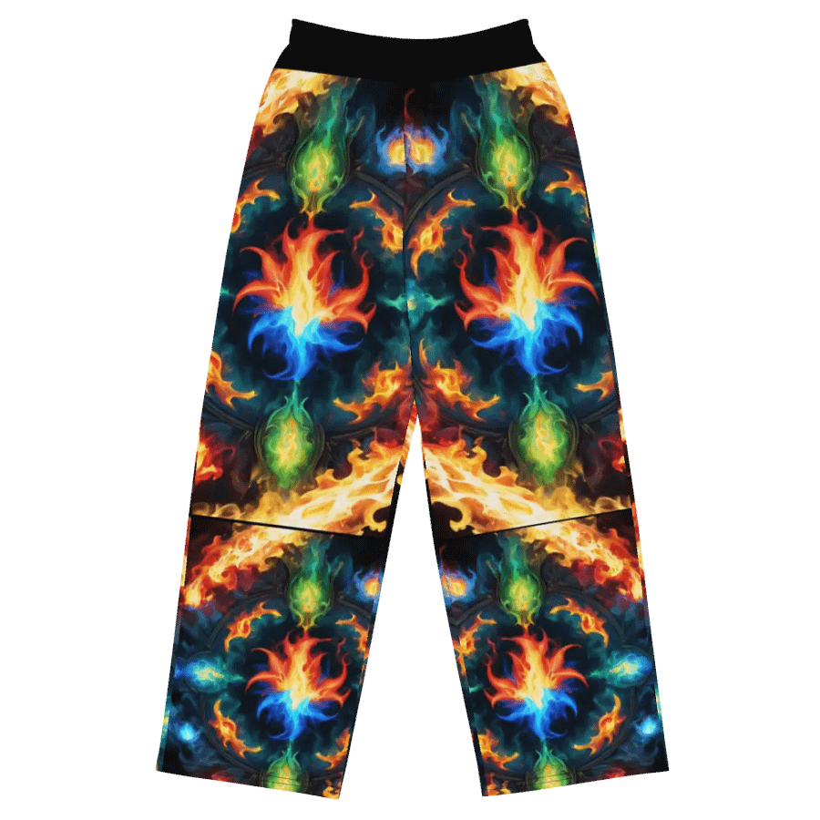 Inferno Blaze Unisex Wide-Leg Pants product image (1)