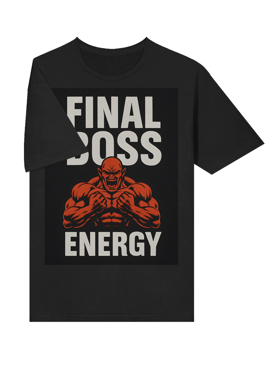 Final Boss Energy T-Shirt – Gamer Gym Tee for Power & Strength product image (75)
