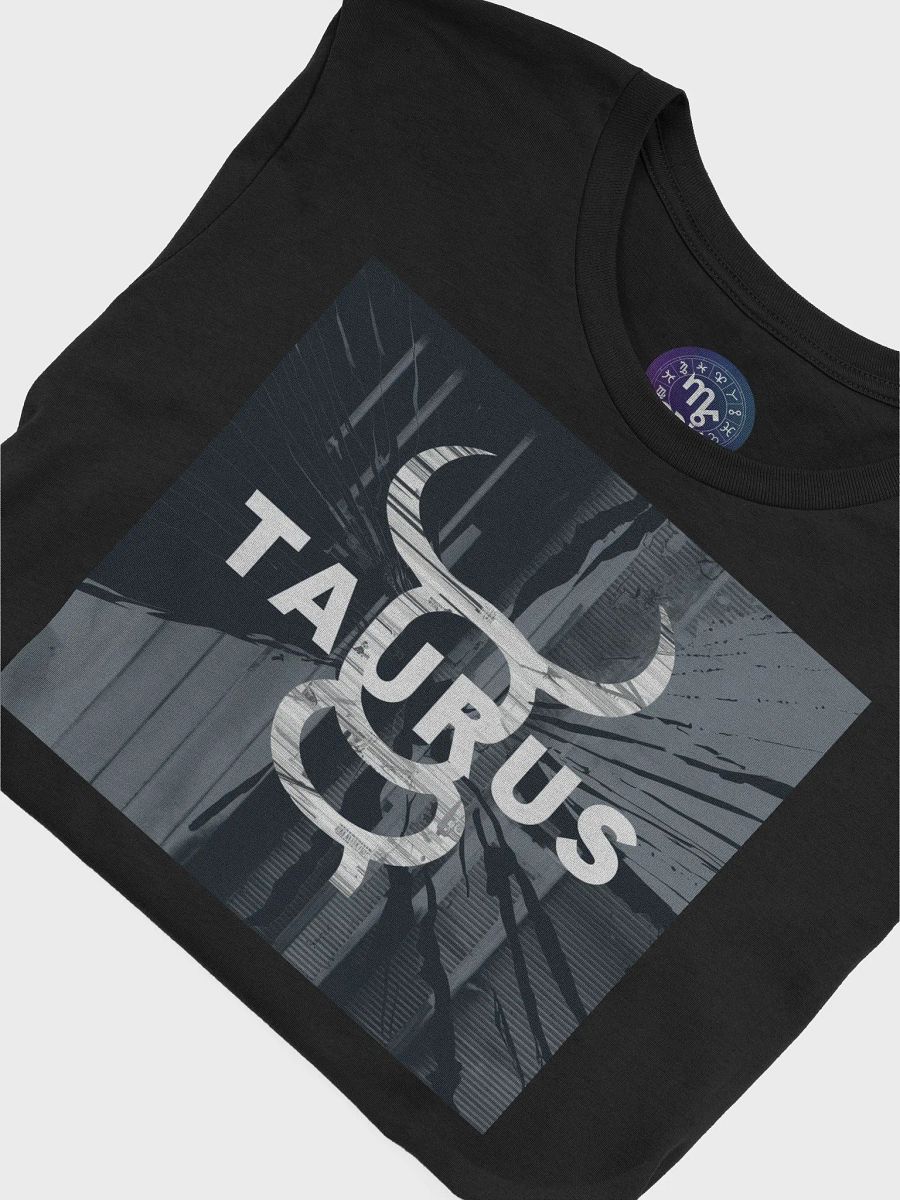 Taurus Zodiac Unisex T-Shirt with Abstract Design product image (7)