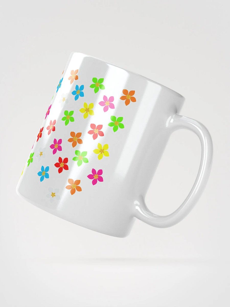 Colorful Flower Petals White Mug product image (16)