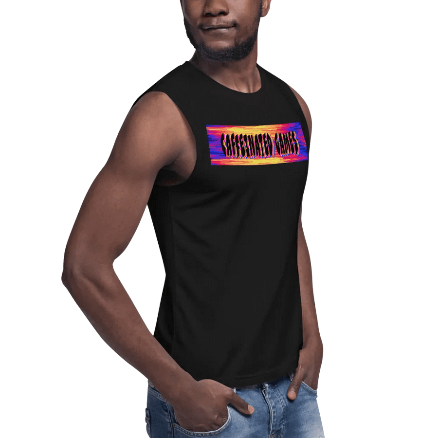 Caffeinated Games Muscle Shirt product image (3)