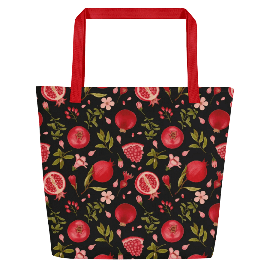 Pomegranate - Large Tote Bag w/ Pocket product image (6)