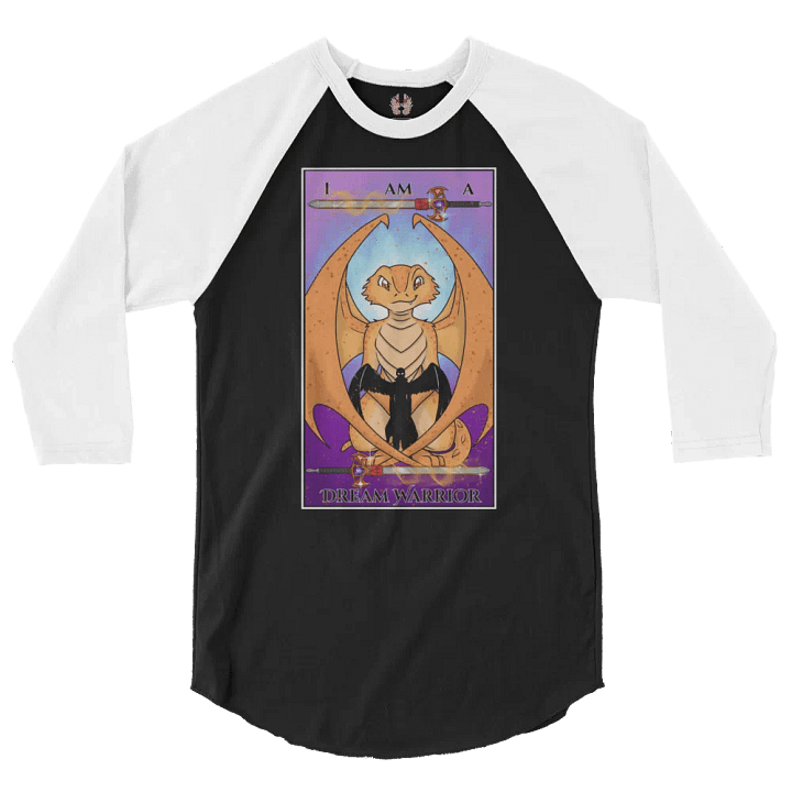 Day of the Dragon Tarot Card Baseball Long Sleeve Shirt product image (12)