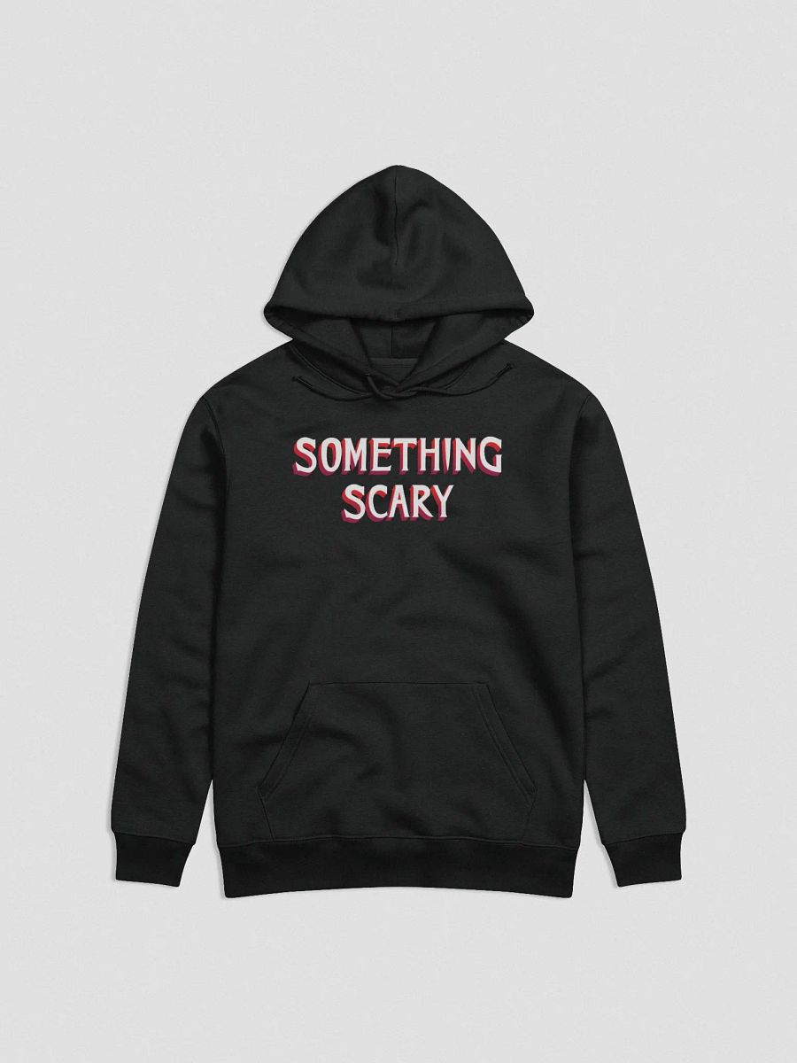 Something Scary Hoodie: Black on Black ECO product image (1)