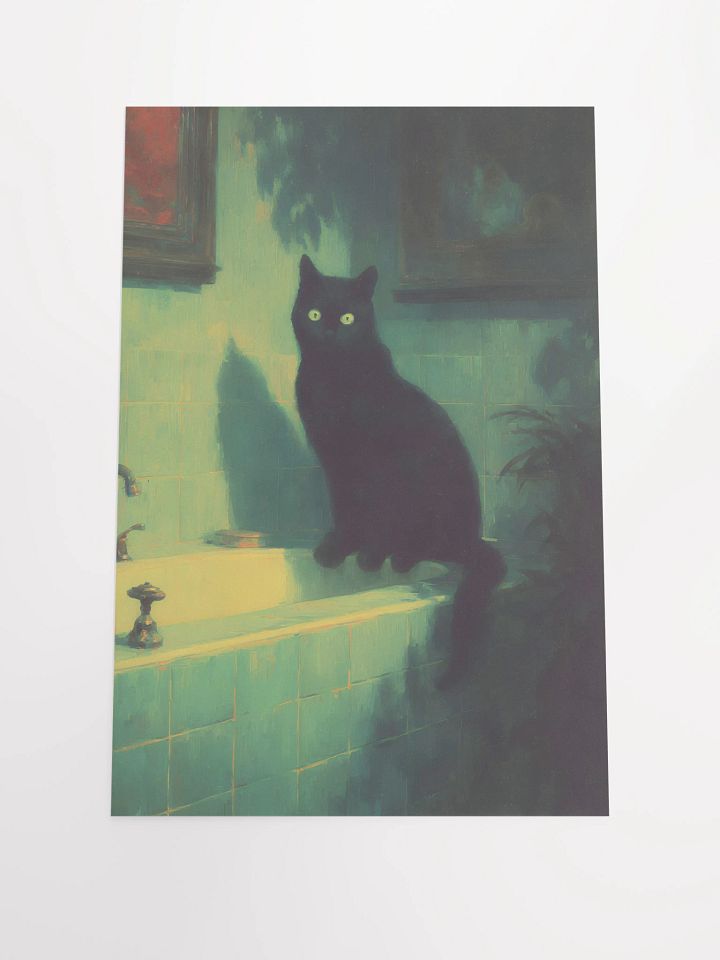 Mystical Cat at Dusk Poster product image (2)